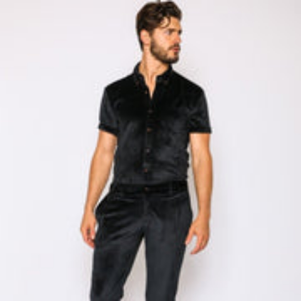 Black Velvet Jumpsuit by Romperjack
